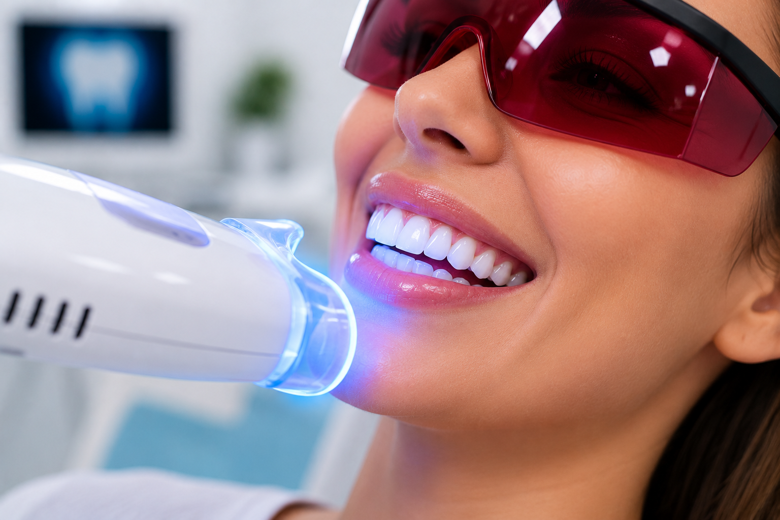 Professional teeth whitening treatment in Belek